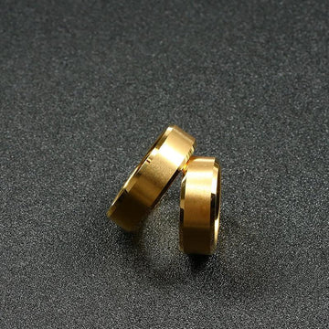 New Trendy High Polished Comfort Fit Tungsten Wedding Engagement Rings For Women and Men - Couples Fashion Jewellery - The Jewellery Supermarket